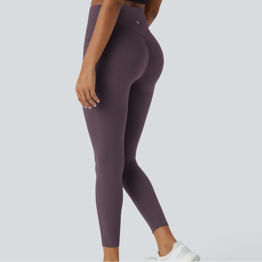HALARA Ultrasculpt SoCinched High Waisted Scrunch butt Purple Leggings